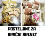 POSTELJINE 200 x 230 - 6- DJELNA 2 KOMADA  29,99 EUR