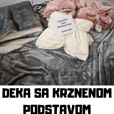 JEDNOBOJNA DEBELA DEKA SA PODSTAVOM