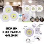 3 LED SVJETLA +DALJINSKI