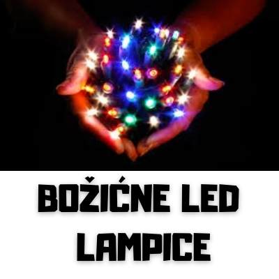 BOŽIĆNE LED LAMPICE