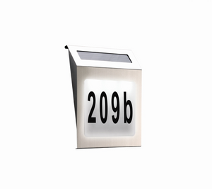 СВЕТОДИОДНЫЙ НОМЕР ДОМА - НА СОЛНЕЧНОЙ БАТАРЕЕ