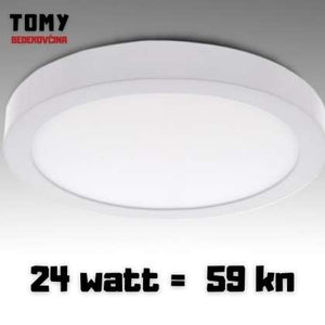 LED PLAFONJERE 24  WATT  Tomy Bedekovčina