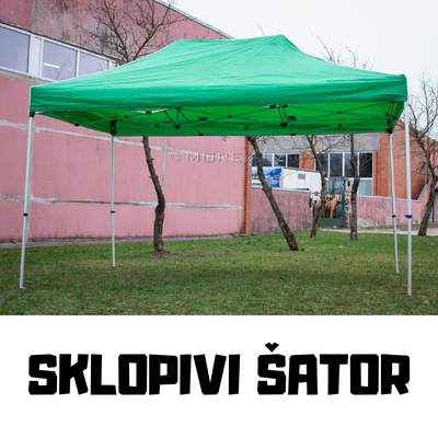 sklopivi šator zeleni